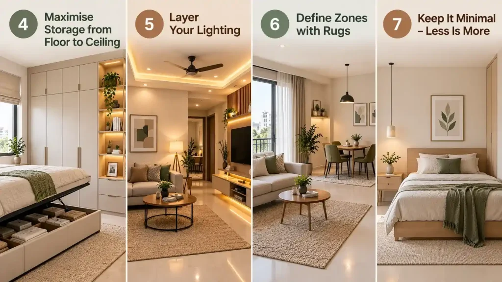 1 BHK Interior Design Ideas - Wall and all Interiors (3)
